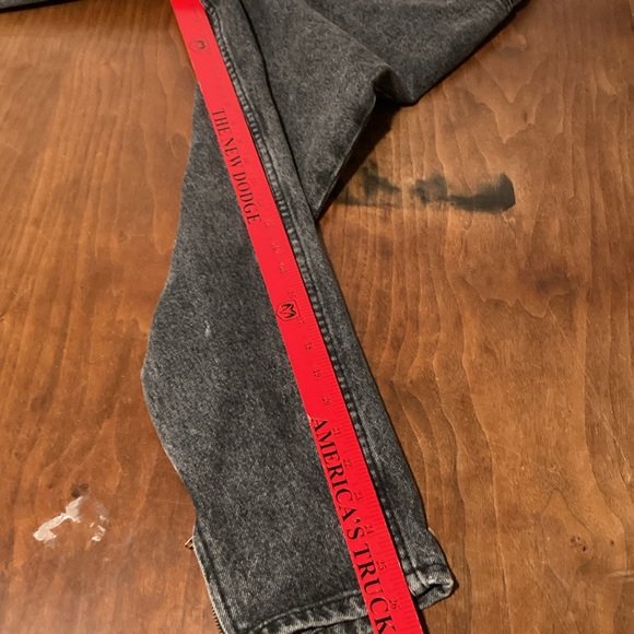 80’s vtg high waist Guess? Jeans black stonewash 28 - Picture 8 of 14